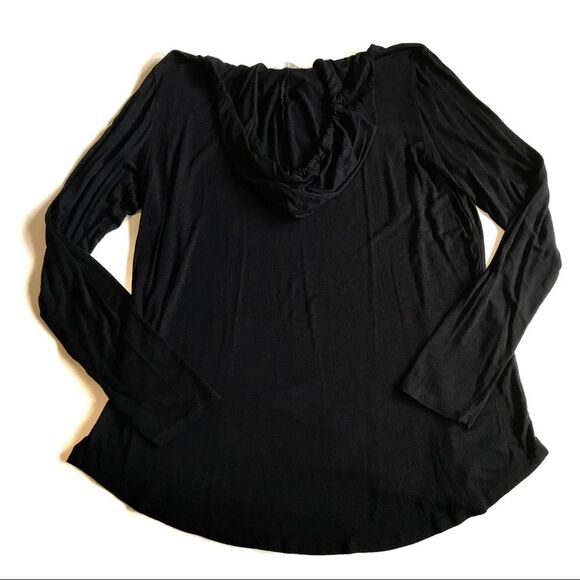 French Pastry Good Vibes L/S Tee Hoodie Emojis Black Sz XL - Picture 2 of 9